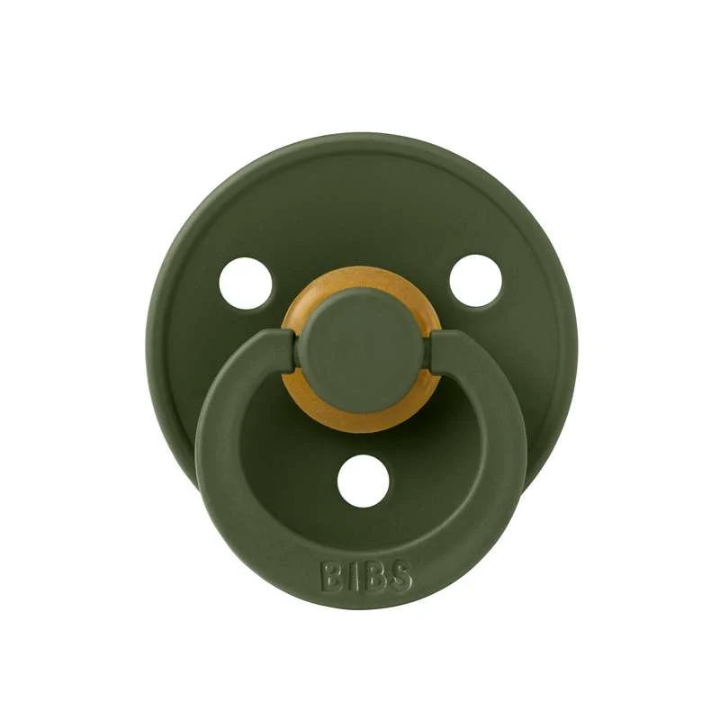 Bibs Okrugla Colour Duda - vel. 2 - prirodni kaučuk - Lovac Zelena