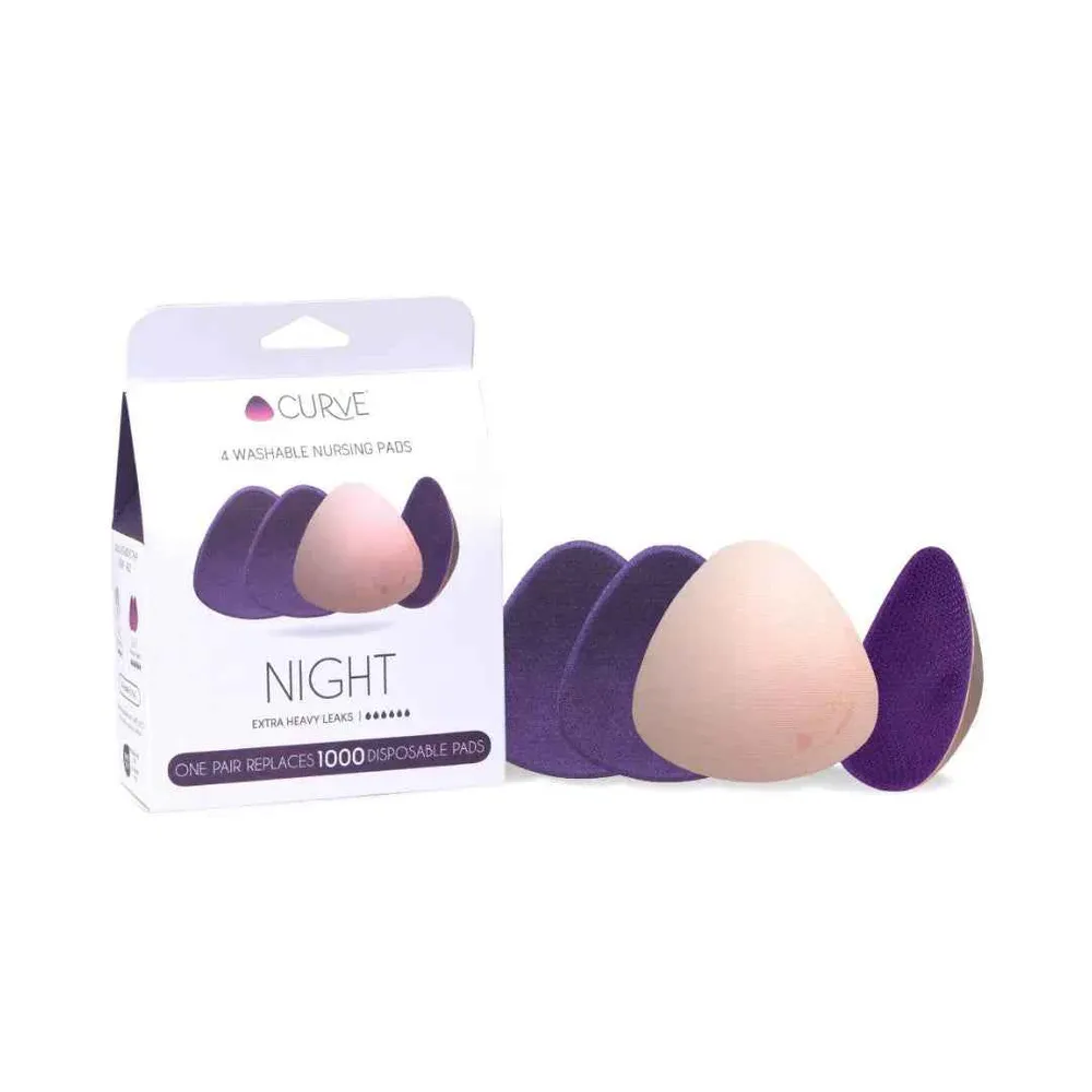Cache Coeur® Nočni jastučići za pranje Curve ( 4 komada)