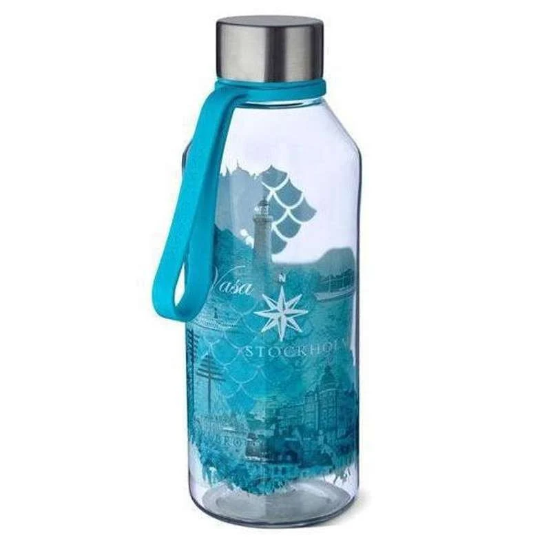 Carl Oscar WisdomFlask boca za vodu s remenom - 0,65L - Voda (Tirkizna)