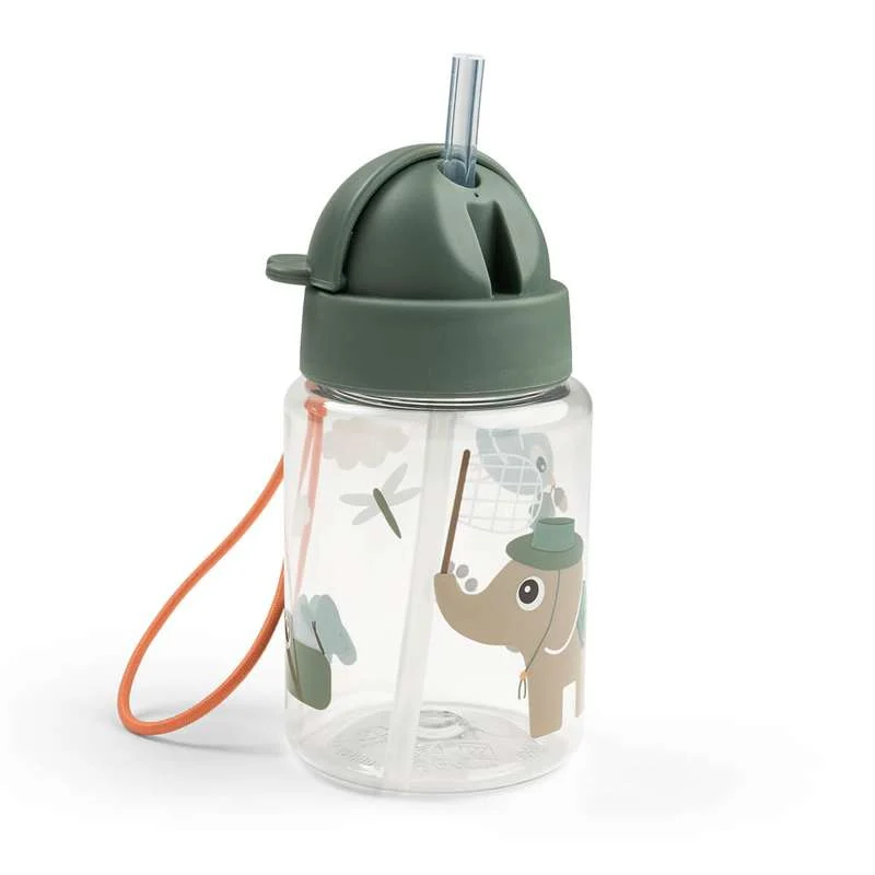 Done Deer Boca za piće s slamkom - Tiny Trails - 280 ml - Zelena
