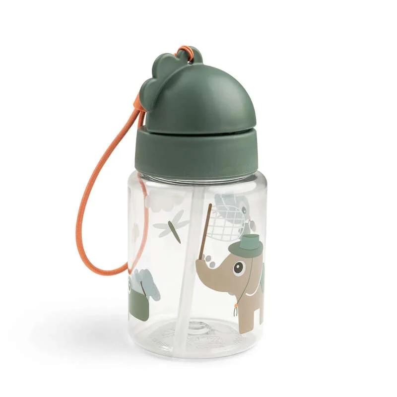 Done Deer Boca za piće s slamkom - Tiny Trails - 280 ml - Zelena