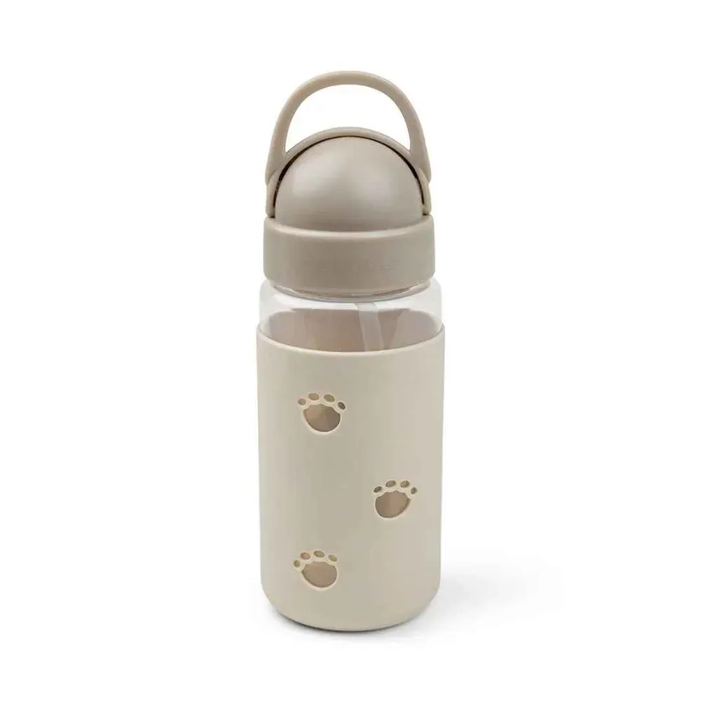 Done Deer® Bočica s slamkom Elphee Sand 350 ml