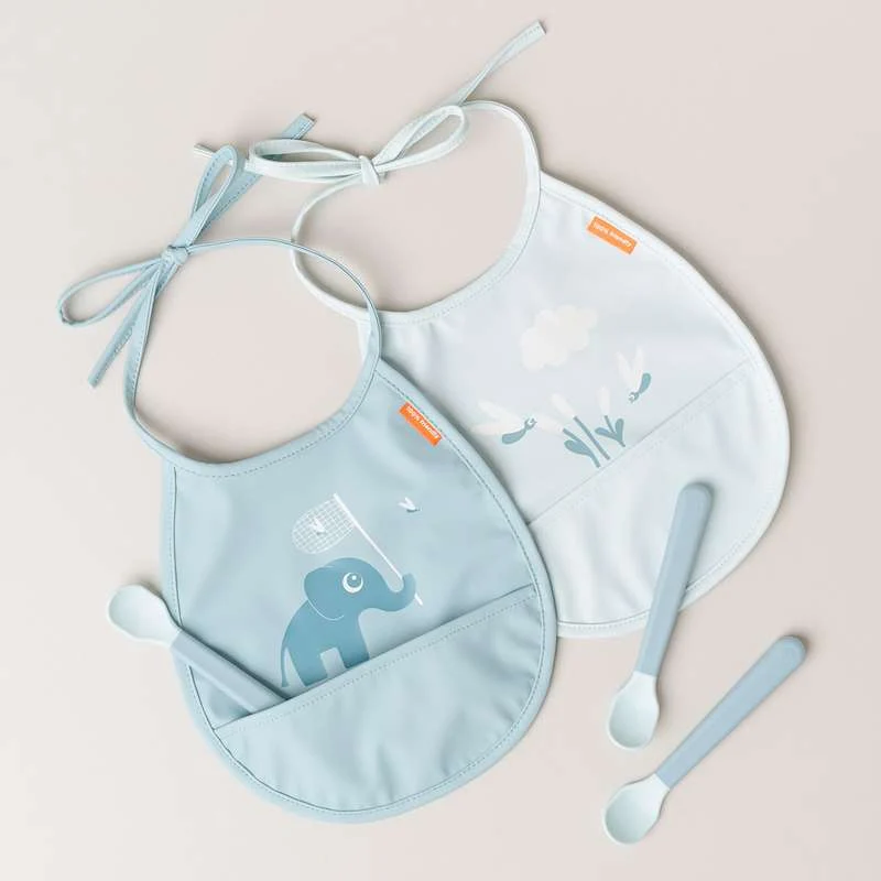 Done Deer Foodie Easy-Grip Baby Set - 3 kom - Plava
