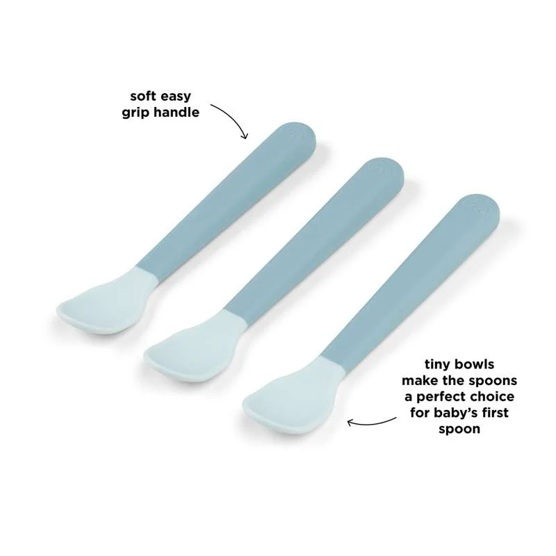 Done Deer Foodie Easy-Grip Baby Set - 3 kom - Plava