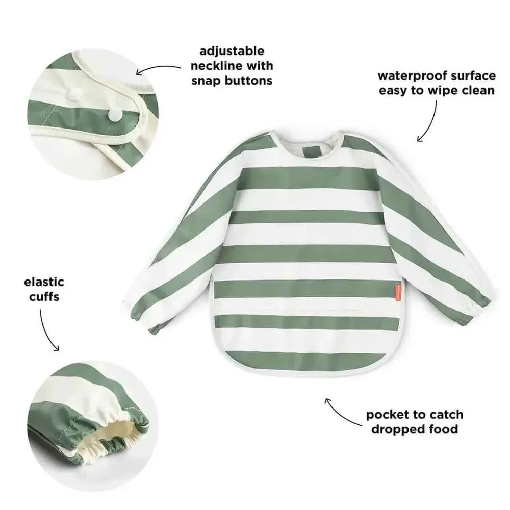 Done Deer® Podbradnjak s rukavima Stripes Green