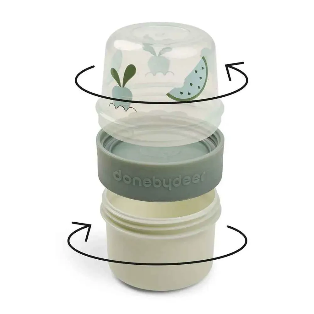 Done Deer® To go posuda za grickalice S Birdee Green