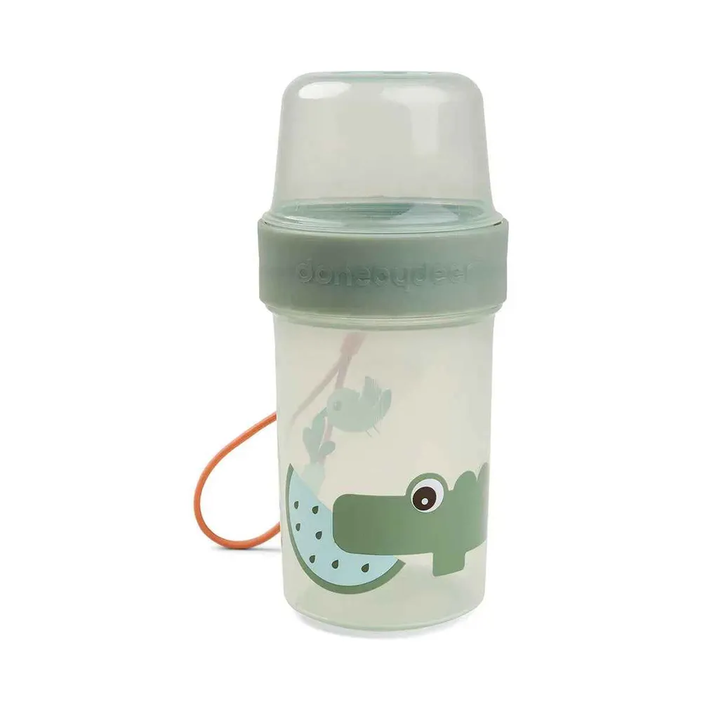Done Deer® To go posuda za grickalice L Croco Green