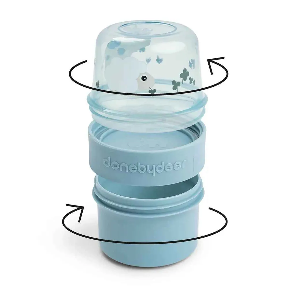 Done Deer® To go posudica za prigrizke S Tiny Farm Blue