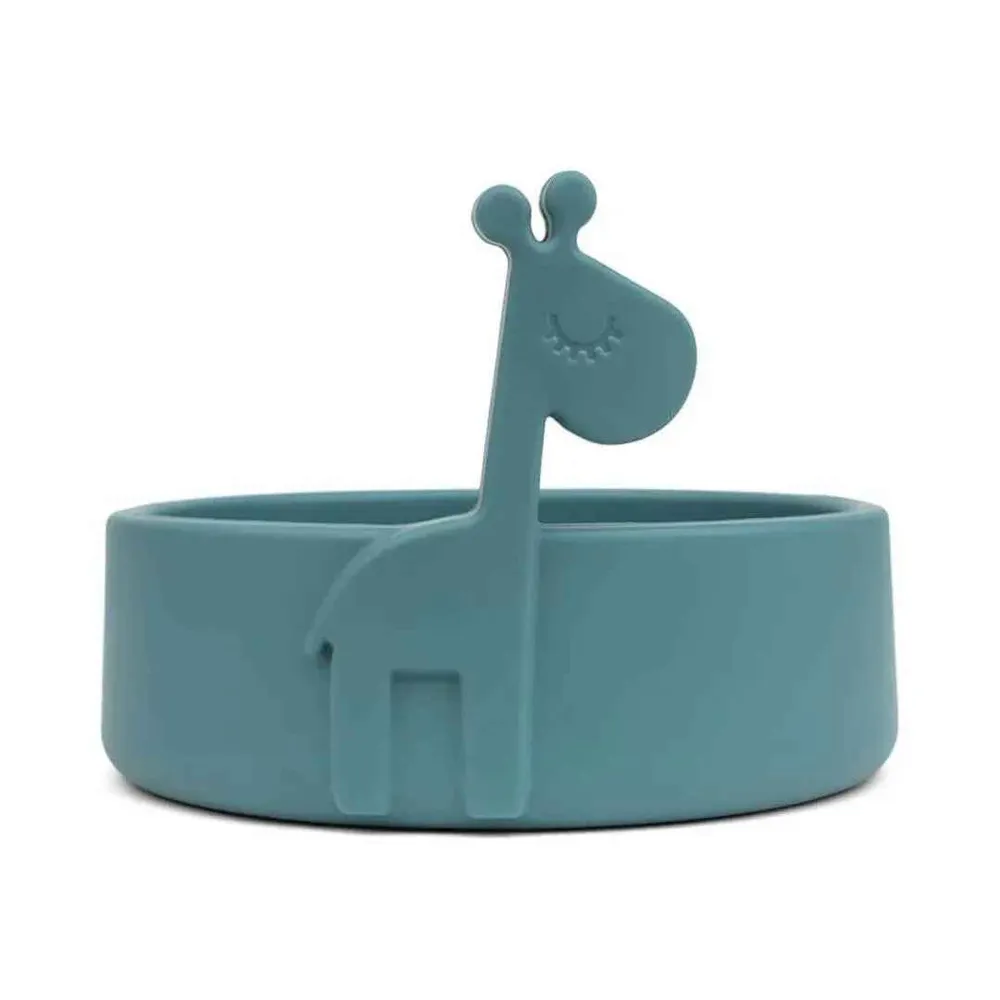 Done Deer® Prvi set za jelo Peekaboo Blue