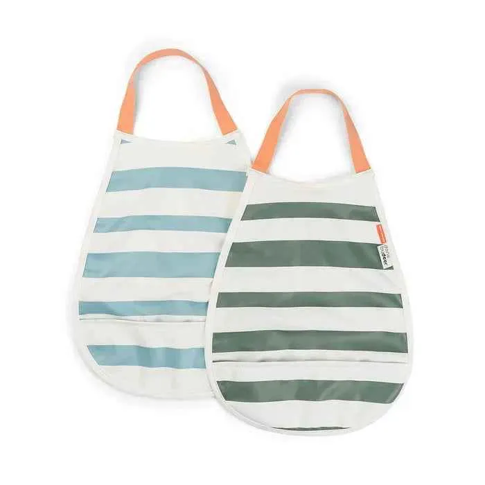 Done Deer® Pull-over 2x podbradnjak Stripes Blue/Green
