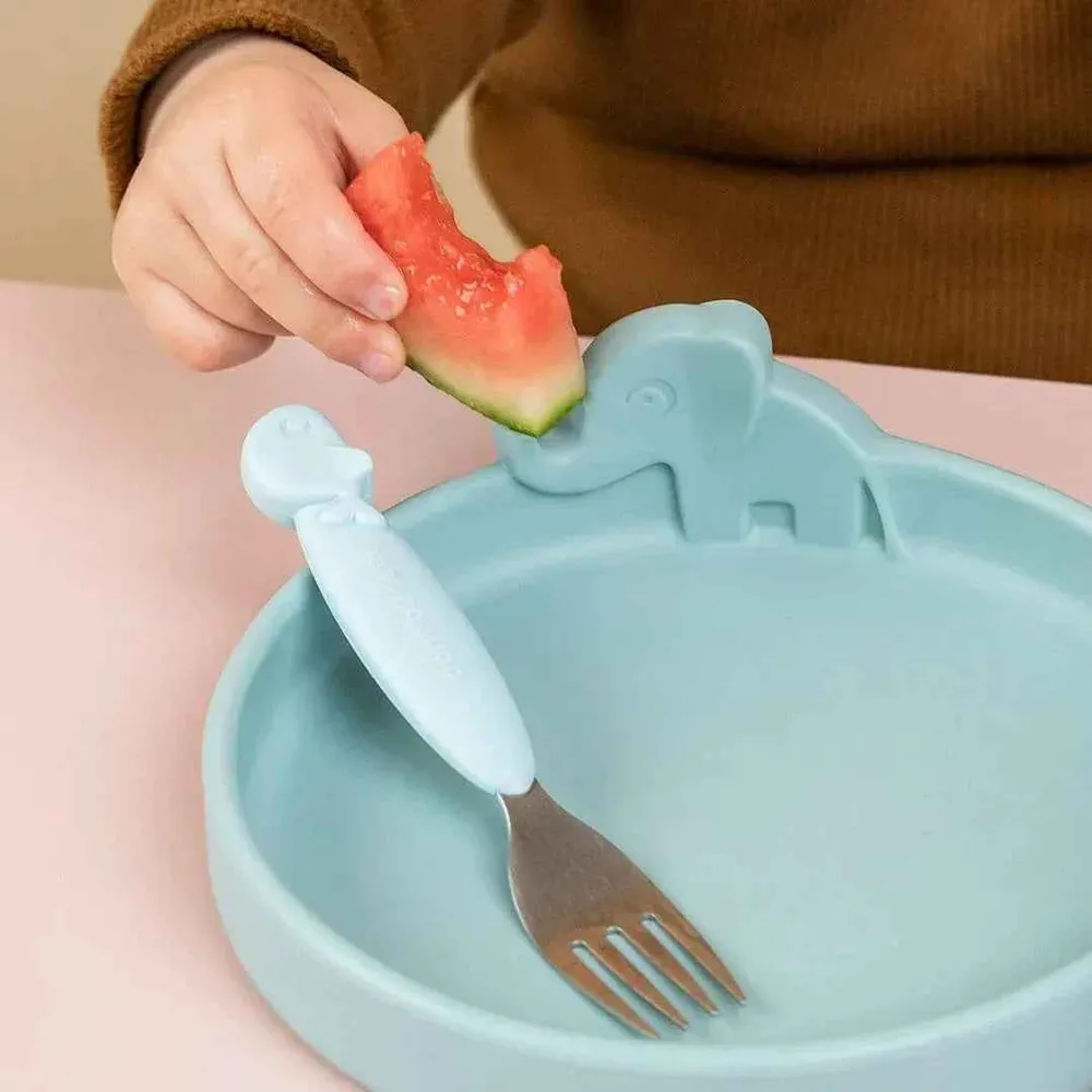 Done Deer® Set za hranjenje Peekaboo Blue