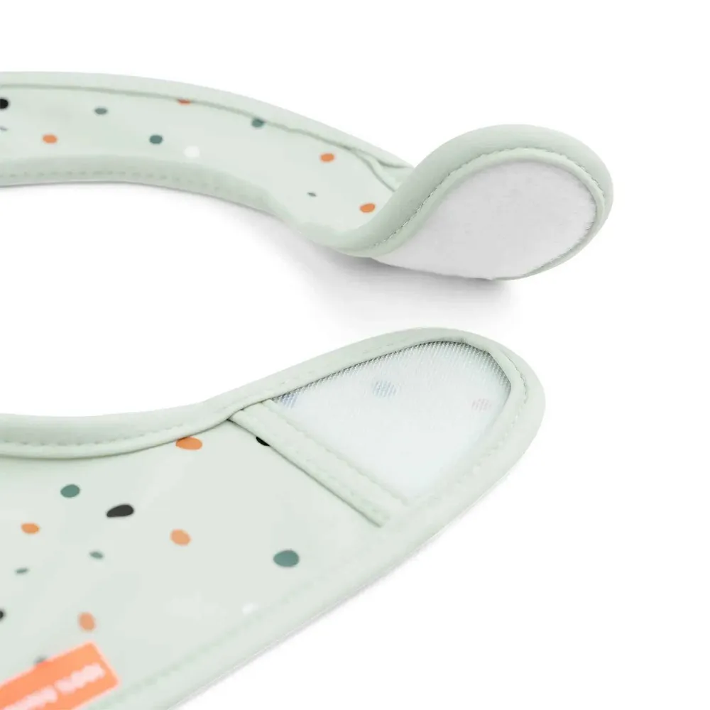 Done Deer® Set od 2 podbradnjaka Croco Green