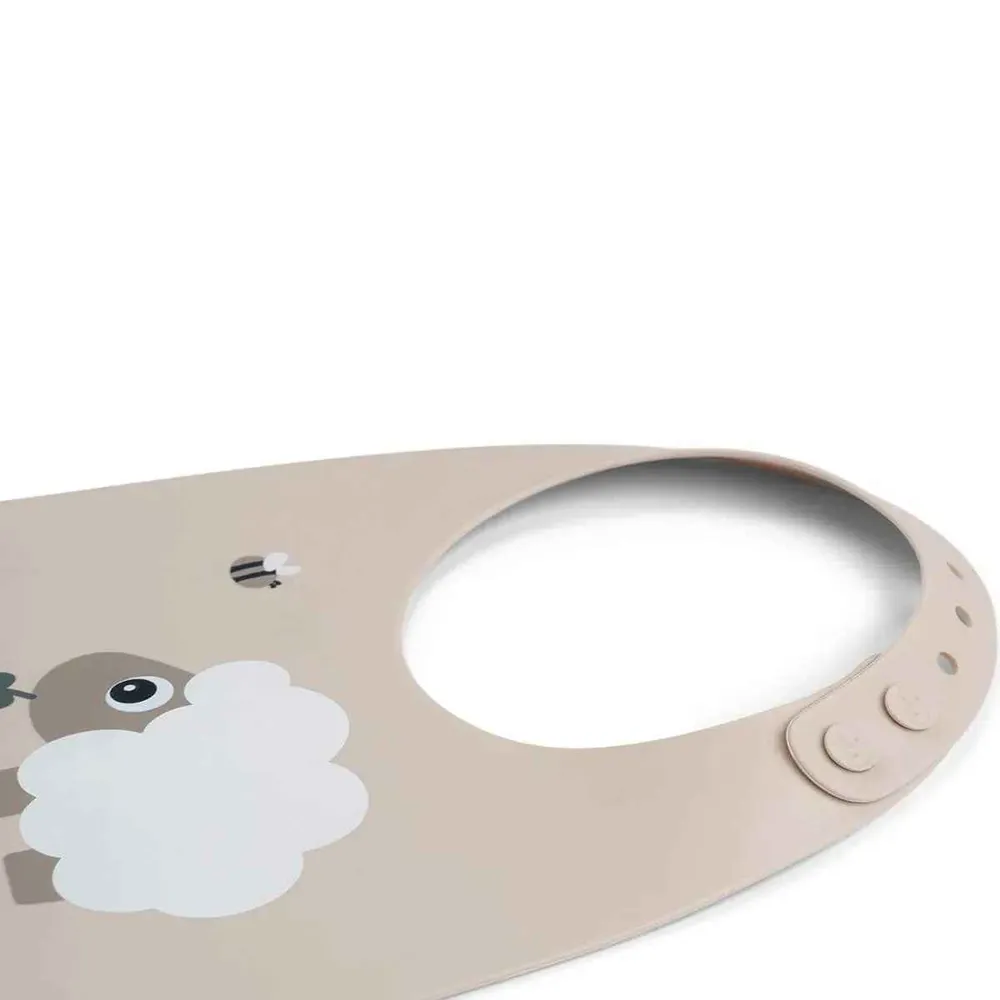 Done Deer® Silikonski podbradnjak Sheepy Sand