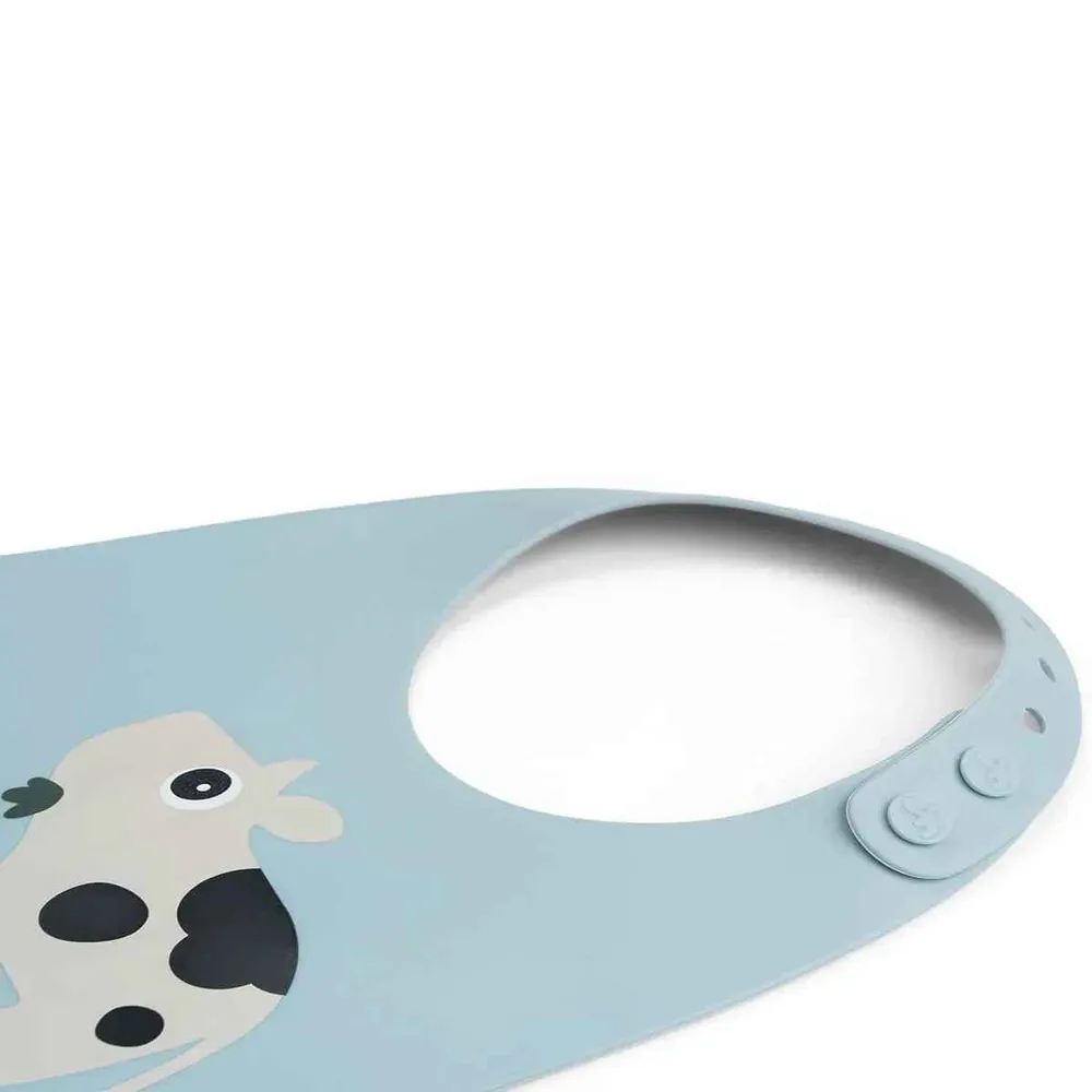 Done Deer® Silikonski slinček Dotti Blue