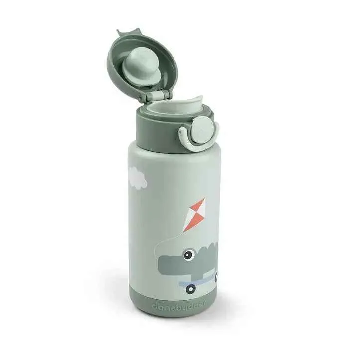 Done Deer® Termo steklenička 340ml Playground Green