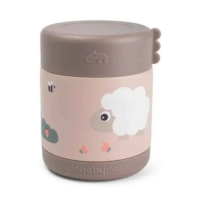 Done Deer® Termos posudica za hranu 300 ml Tiny Farm Powder
