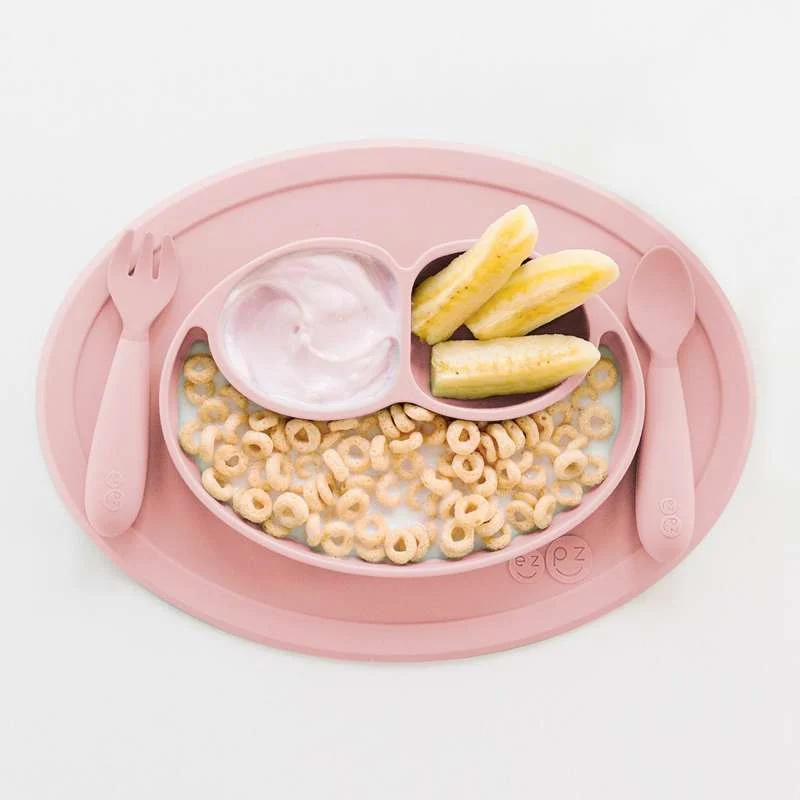 EZPZ Mini Hrana Set - Početak s hranom za bebu - Rosa