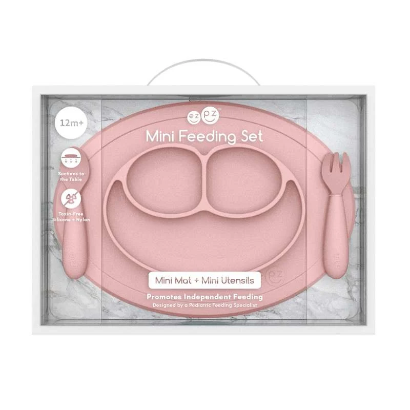 EZPZ Mini Hrana Set - Početak s hranom za bebu - Rosa