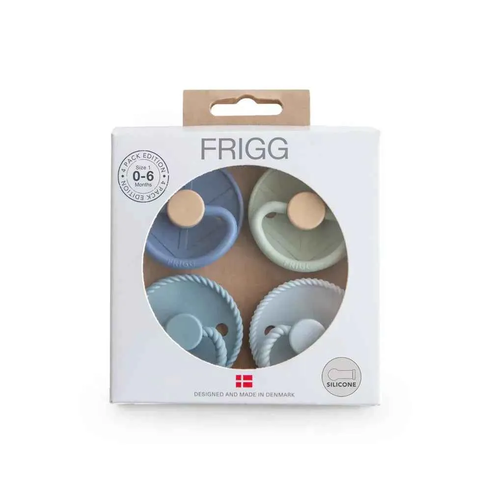 Frigg® Set 4 duda od silikona Skyline Serenity (0-6m)