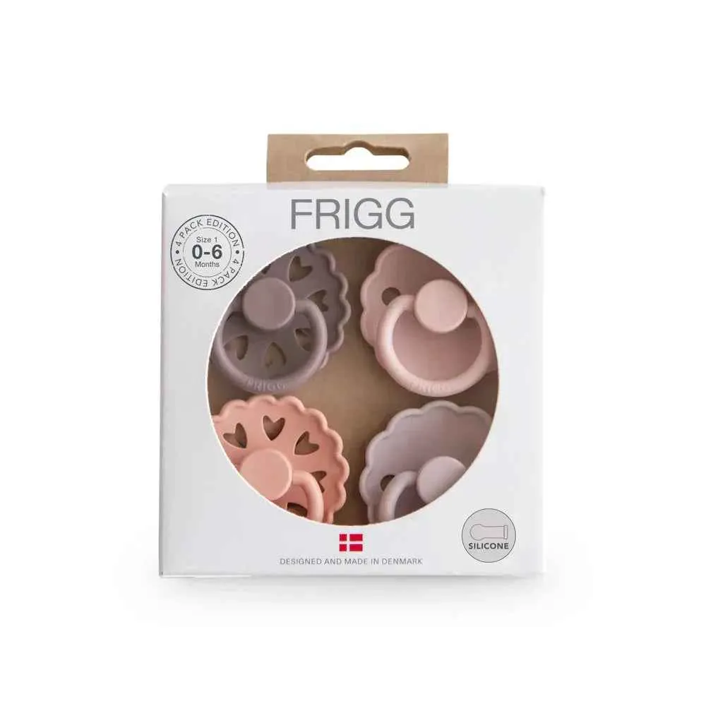 Frigg® Set 4 duda od silikona Sunset Bliss (0-6m)
