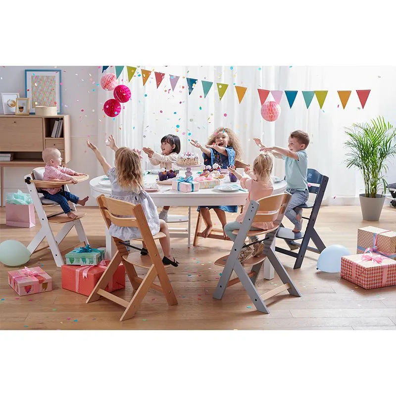 Kinderkraft hranilica ENOCK, sivo-smeđ