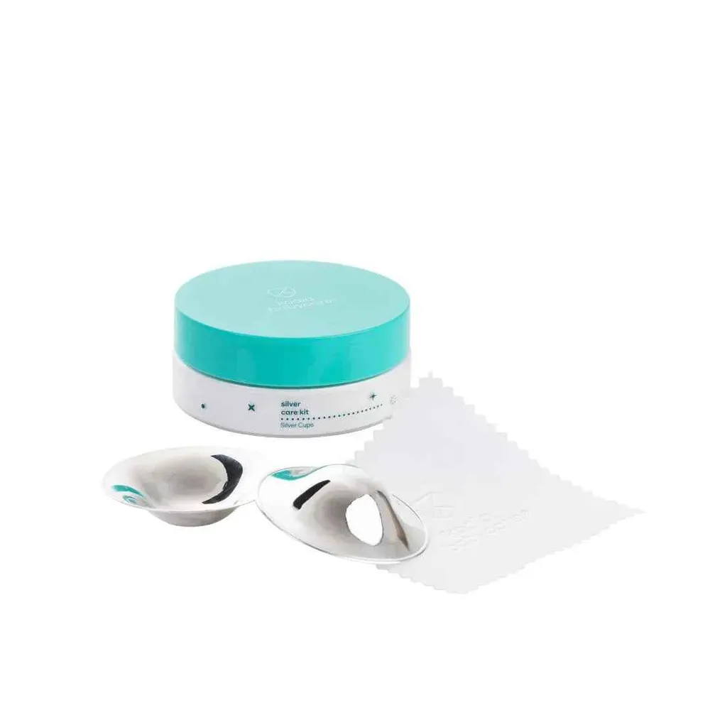 Koala Babycare® Set Cups & Care za dojilje Trilaminate Silver Regular