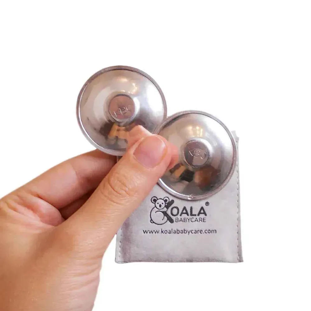 Koala Babycare® Zaštitne srebrne kapice za dojilje Trilaminate Silver Regular