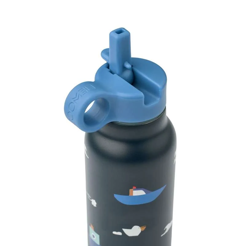 Liewood Falk boca za piće - Nehrđajući čelik - 350ml - Jedrenje/Klasik mornarsko plava