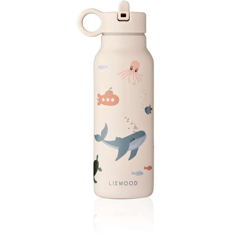 Liewood Falk Boca za piće - Nehrđajući čelik - 350ml - Morsko stvorenje/Pješčano