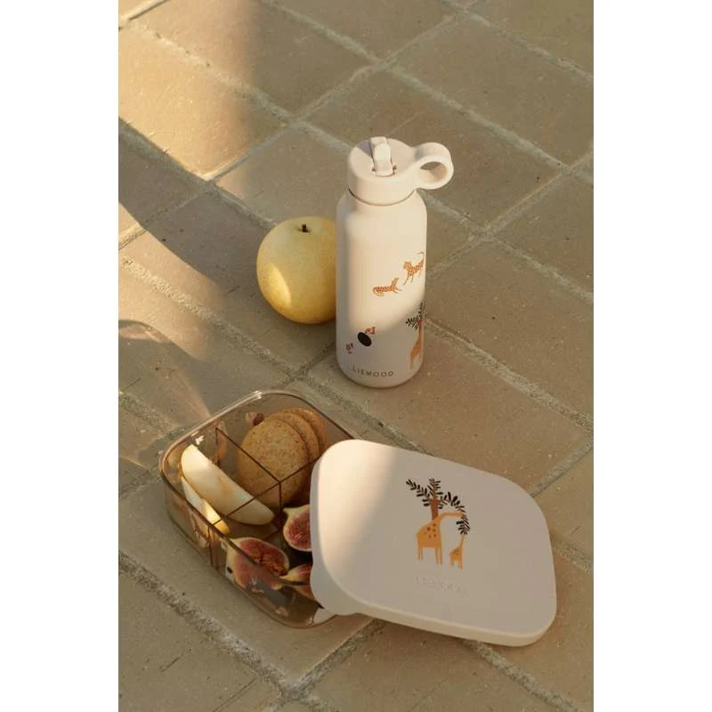 Liewood Falk boca za piće - Nehrđajući čelik - 350ml - Safari/Sandy Mix