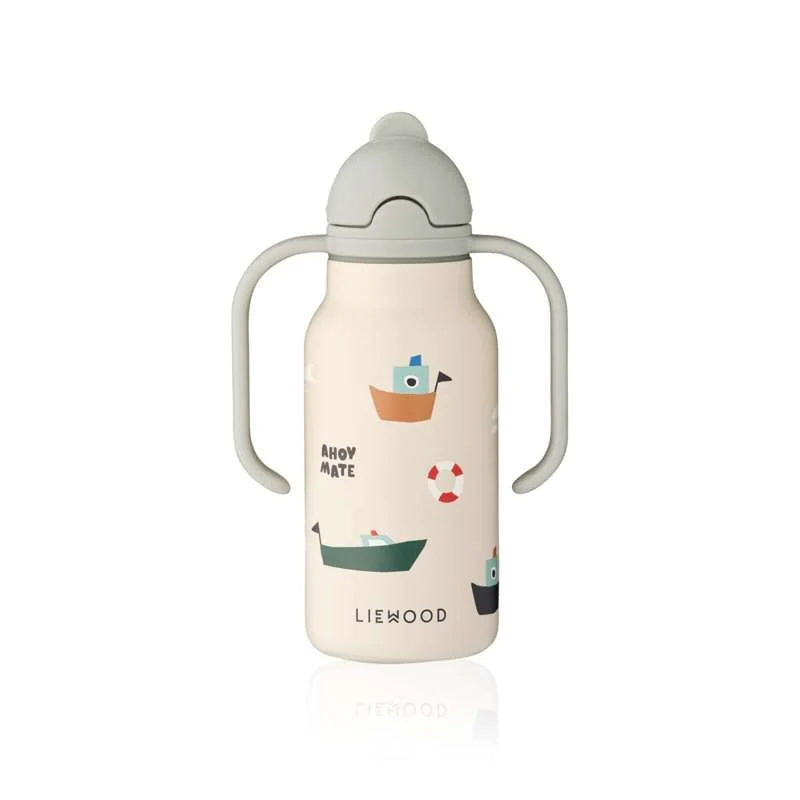 Liewood Kimmie boca za piće - Nehrđajući čelik - 250ml - Jedrenje/Pješčano