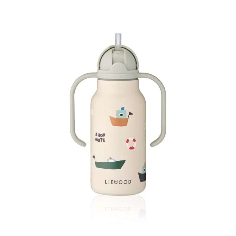 Liewood Kimmie boca za piće - Nehrđajući čelik - 250ml - Jedrenje/Pješčano