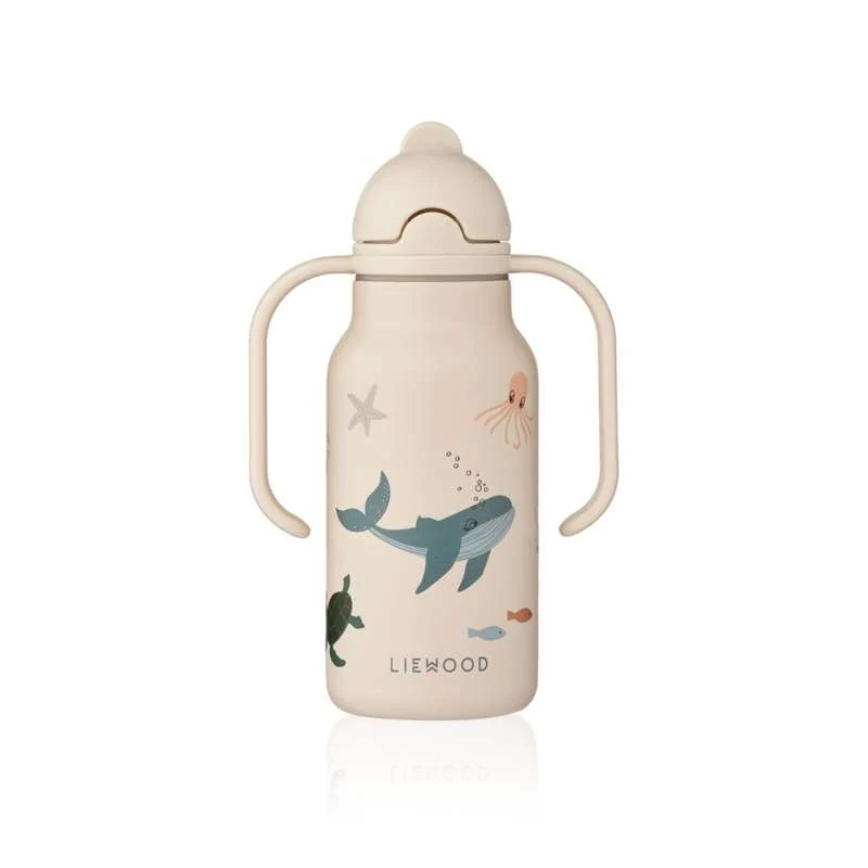 Liewood Kimmie boca za piće - Nehrđajući čelik - 250ml - Morsko stvorenje/Pješčano