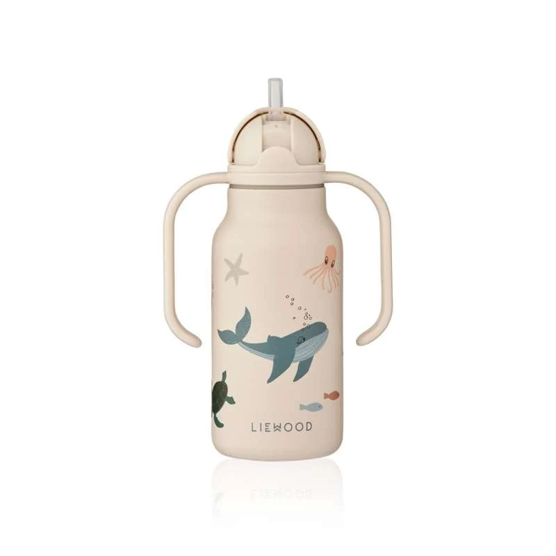 Liewood Kimmie boca za piće - Nehrđajući čelik - 250ml - Morsko stvorenje/Pješčano