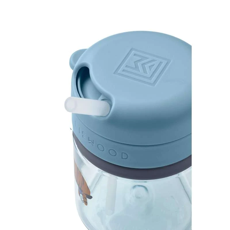 Liewood Pavia Sugerørskop - Tritan - 280ml - Zabava/Plaž Plava