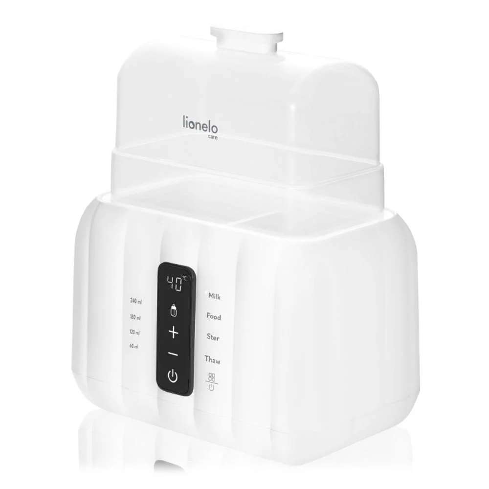 Lionelo Thermup Duo električni sterilizator i grijač bočica, White