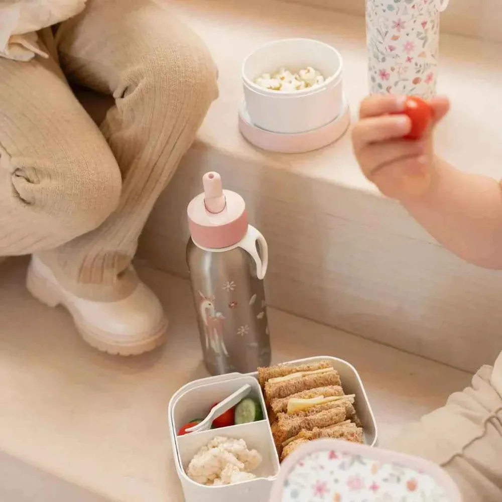 Little Dutch® Dječja bočica od nehrđajućeg čelika s flip-up nastavkom Fairy Garden 350 ml
