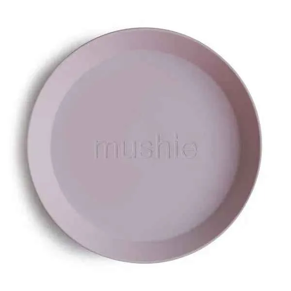 Mushie® Set dva tanjura Soft Lilac