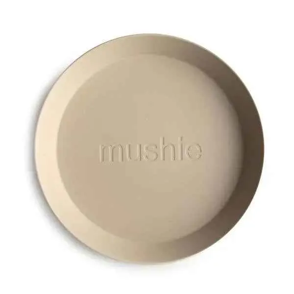Mushie® Set dva tanjurić Vanilla