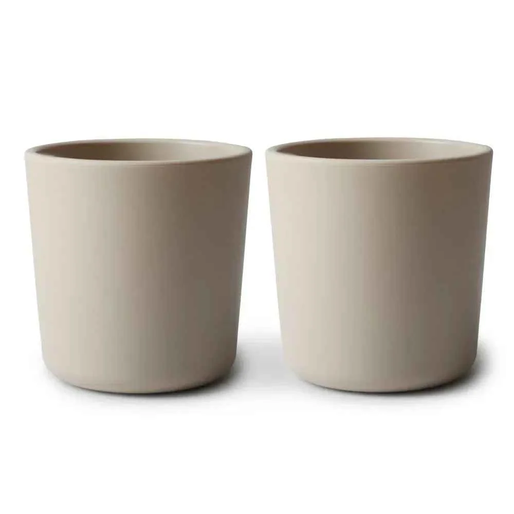 Mushie® Set dvi šalice Vanilla