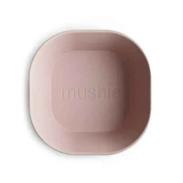 Mushie® Set dvi posudice Blush