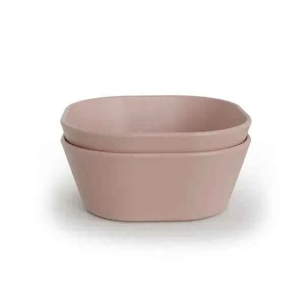 Mushie® Set dvi posudice Blush