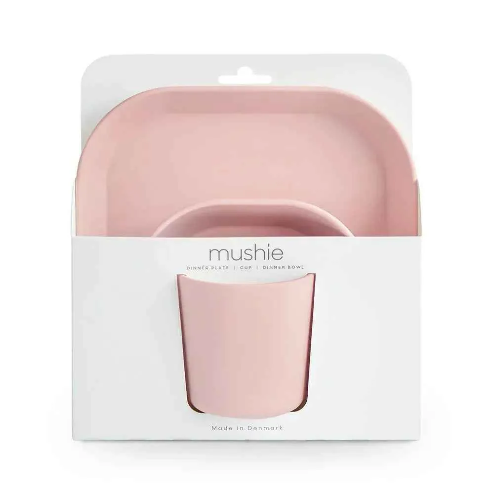 Mushie® Set za hranjenje 3-dijelni Blush