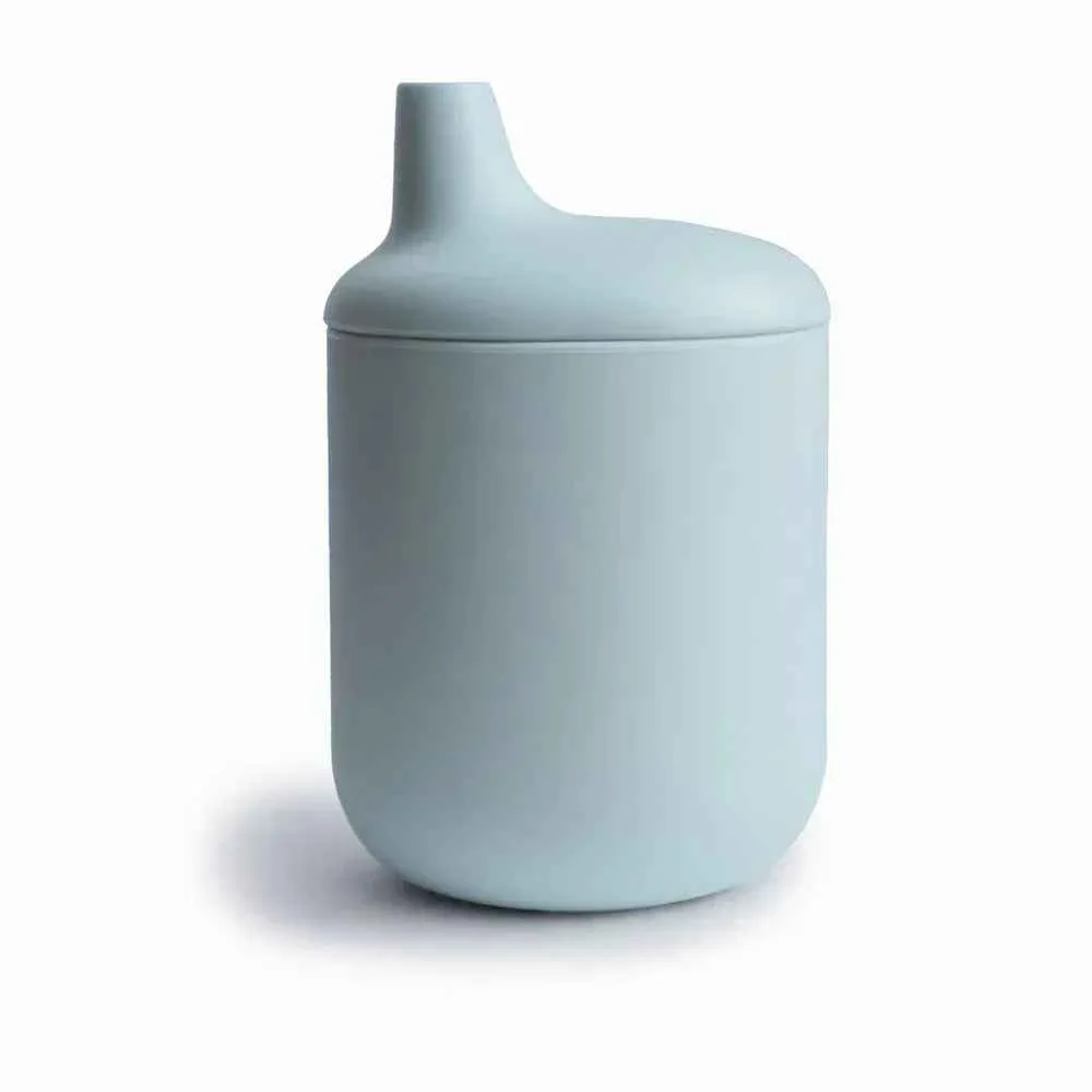 Mushie® Silikonska čšica Sippy Cup Powder Blue