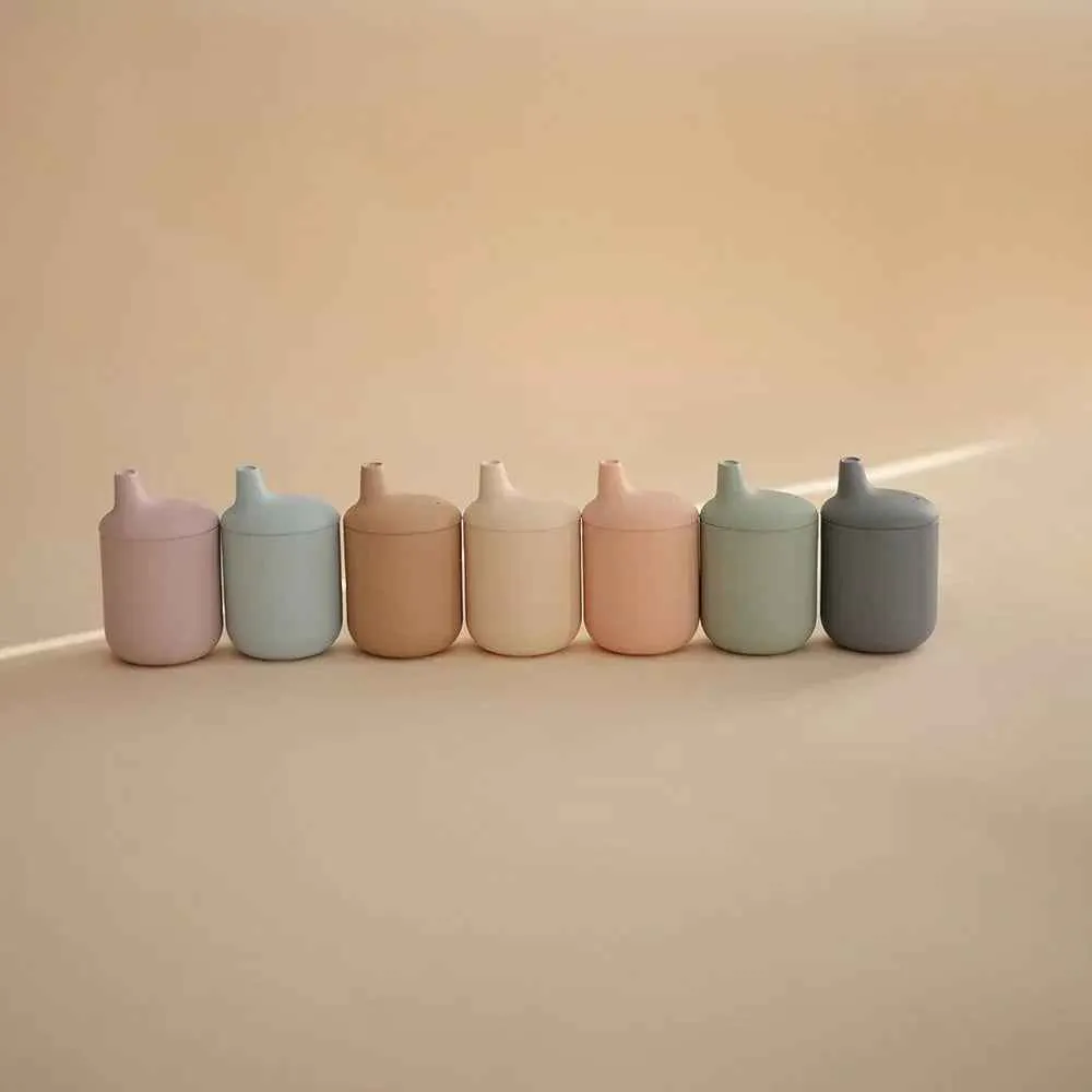 Mushie® Silikonska čšica Sippy Cup Powder Blue