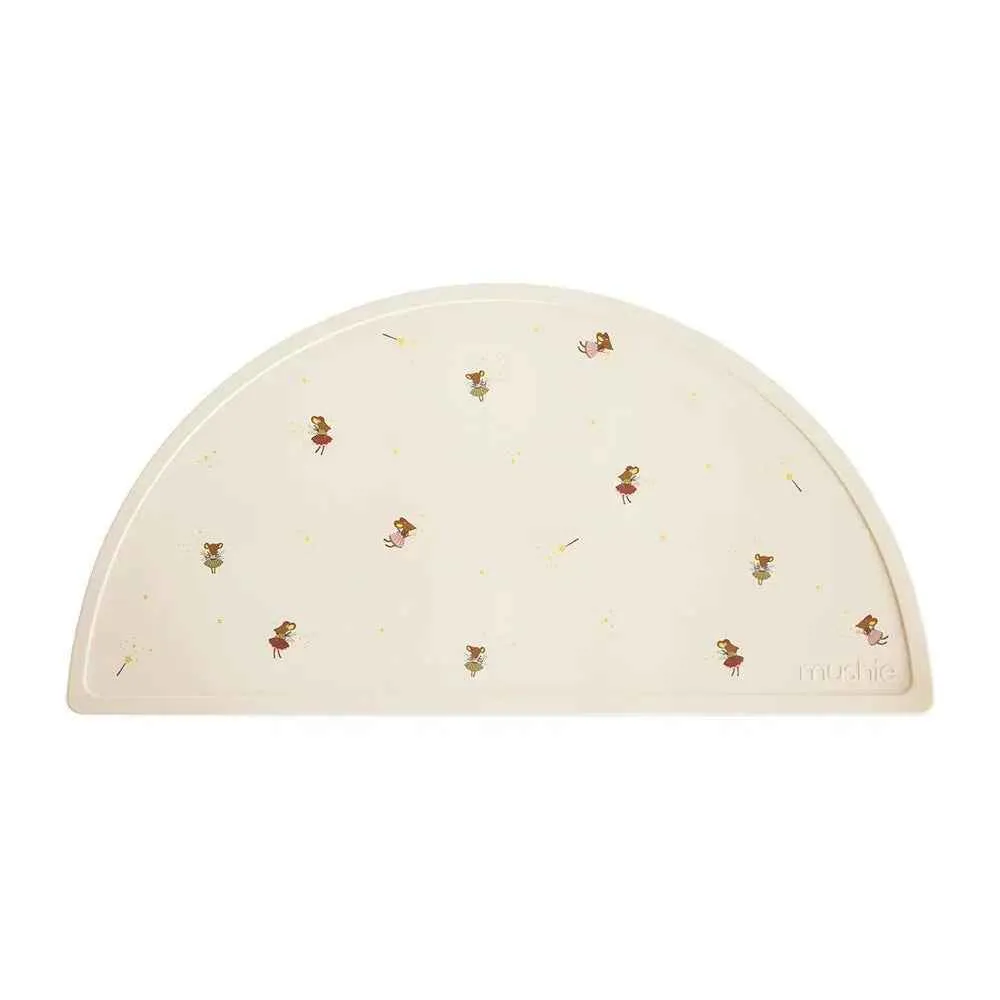 Mushie® Silikonska podloga za hranjenje Fairy Mice