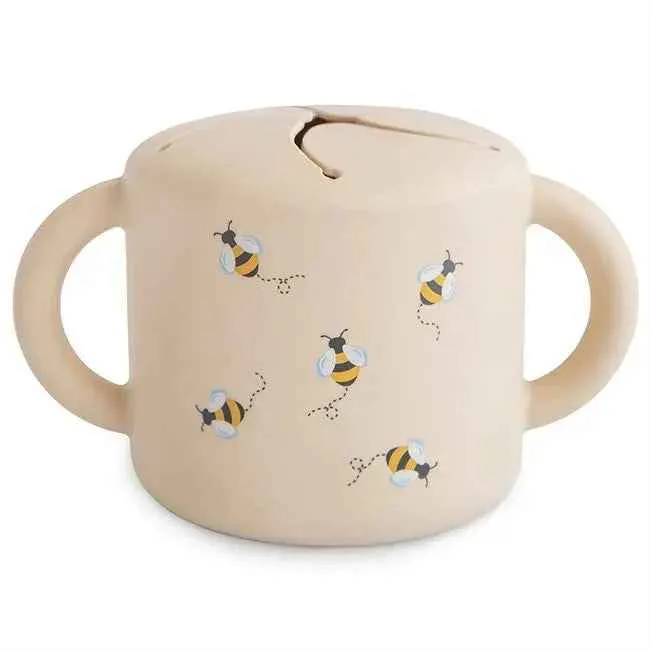 Mushie® Silikonska posuda za grickalice Bees