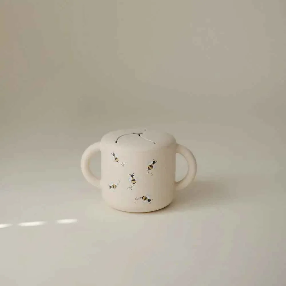 Mushie® Silikonska posuda za grickalice Bees
