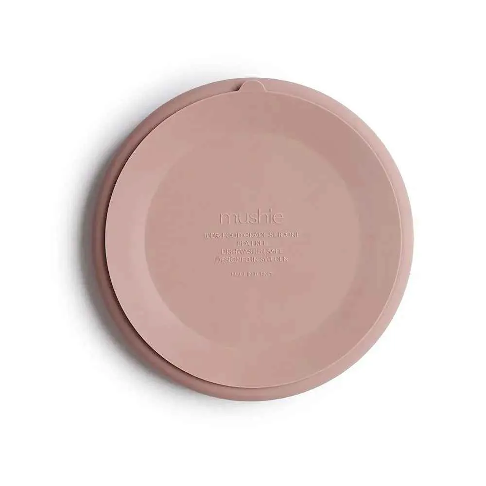 Mushie® Silikonski dijeljeni tanjurić Blush