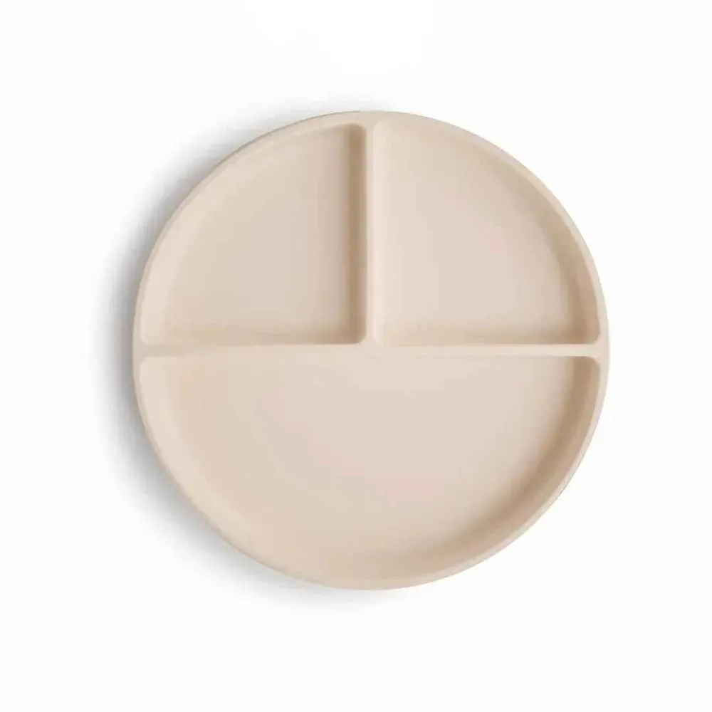Mushie® Silikonski dijeljeni tanjurić Shifting Sand